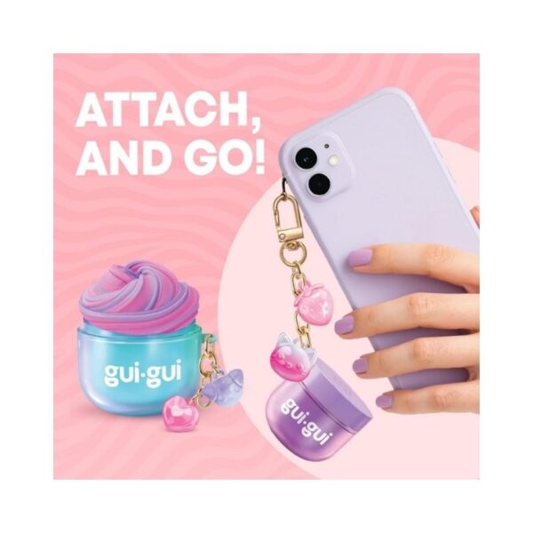 Mini single pack of Gui Gui slime, featuring vibrant colors and a smooth, stretchy texture for sensory play