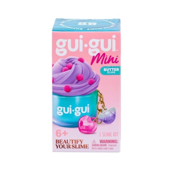 Mini single pack of Gui Gui slime, featuring vibrant colors and a smooth, stretchy texture for sensory play