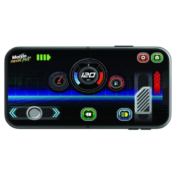 Maisto Bugatti Chiron 1:41 scale mini metal remote control car with Bluetooth connectivity, showcasing sleek design and detail