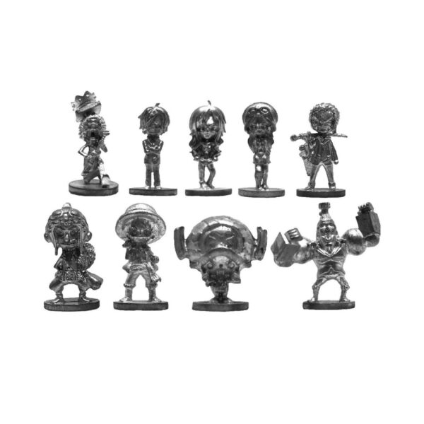 One Piece-themed Monopoly board game showcasing vibrant artwork of characters and settings from the popular anime