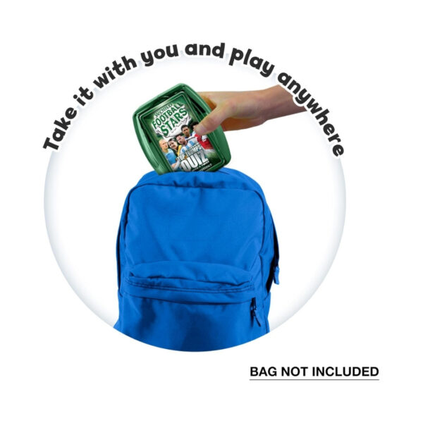 Top Trumps World Football Stars Quiz Travel Game featuring cards of famous football players for fun and educational play