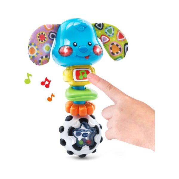 Colorful Vtech singing puppy toy with lights, designed for interactive play and engagement for young children