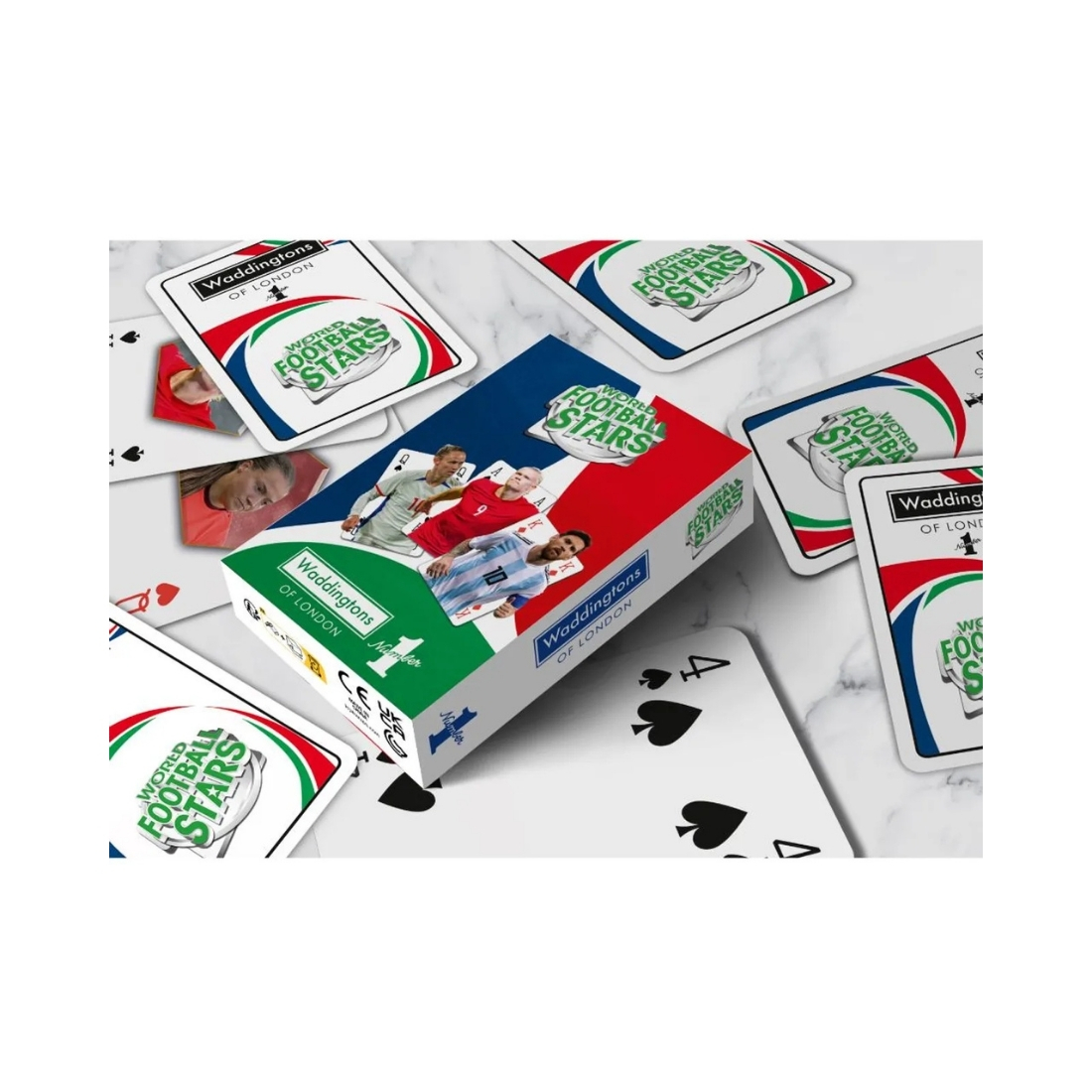 Waddingtons Number 1 World Football Stars WHOT Card Game - WM05473 ...