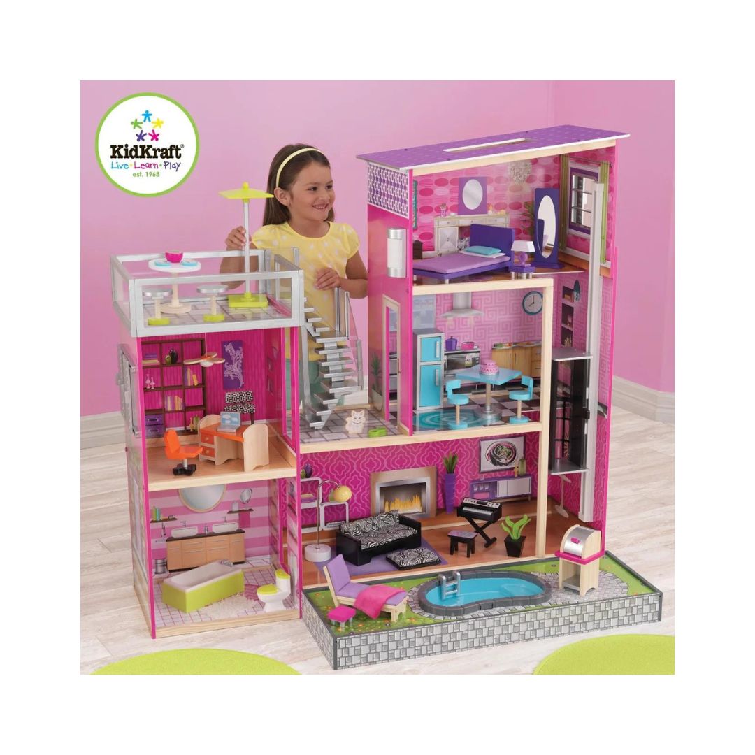 kidkraft Uptown Dollhouse-3
