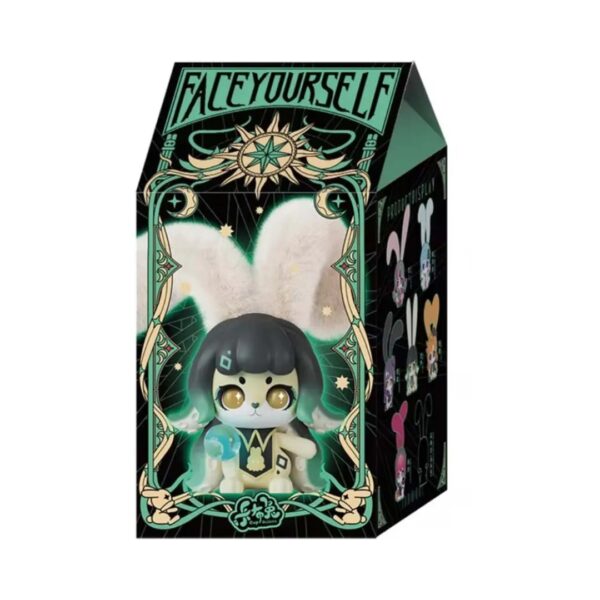 Plush blind box featuring a rabbit from the Face Yourself Series, designed for collectors and fans of cute characters.
