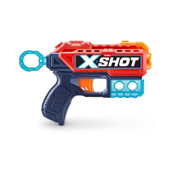 ZURU X-Shot Excel Kickback S2 Dart Blaster toy gun, featuring a vibrant design and ergonomic grip for easy handling.