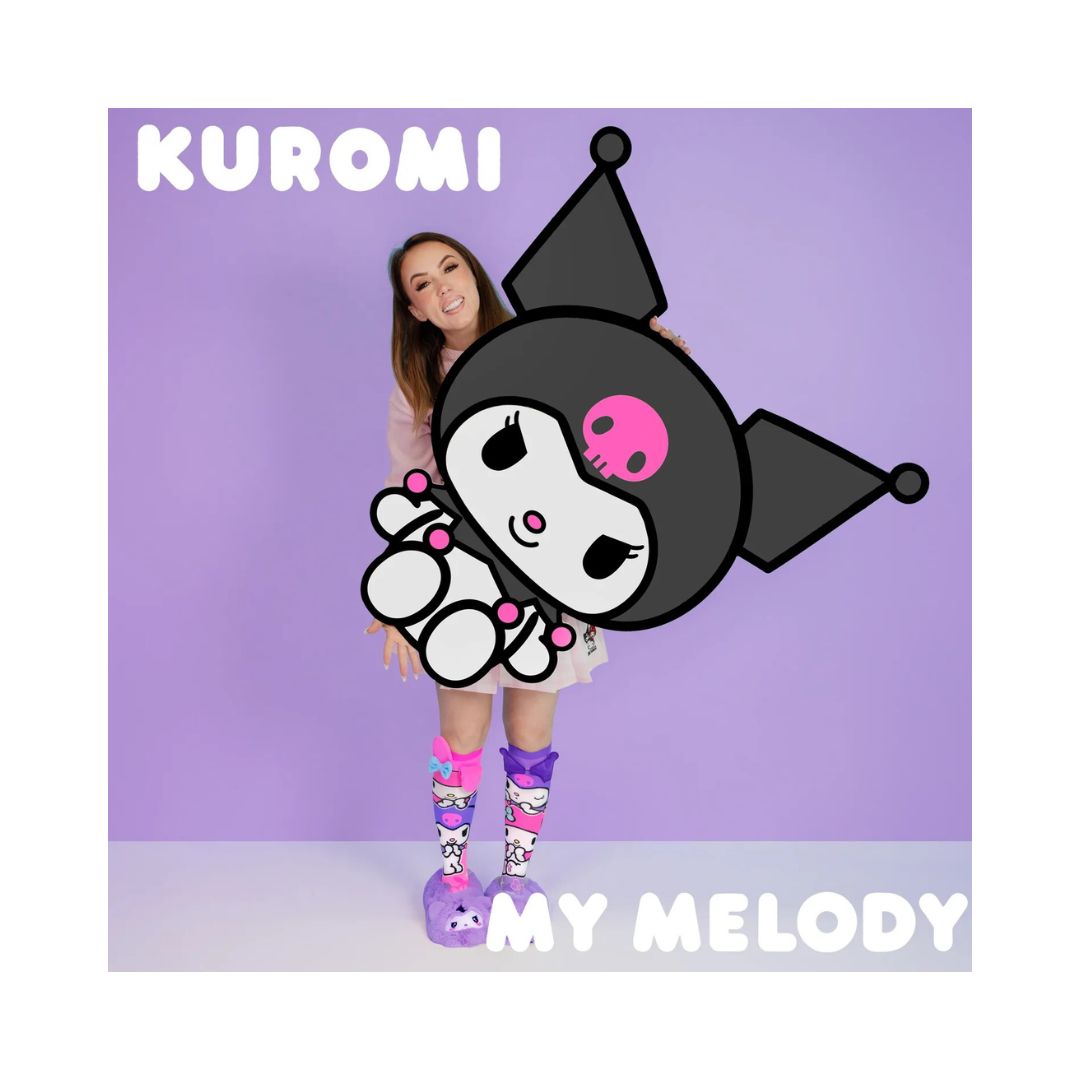 MADMIA KUROMI AND MY MELODY SOCKS-3