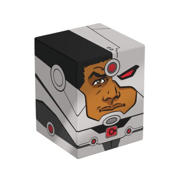 UGD Square DC Justice League™ JL008 figure of Cyborg™, showcasing detailed design and vibrant colors.