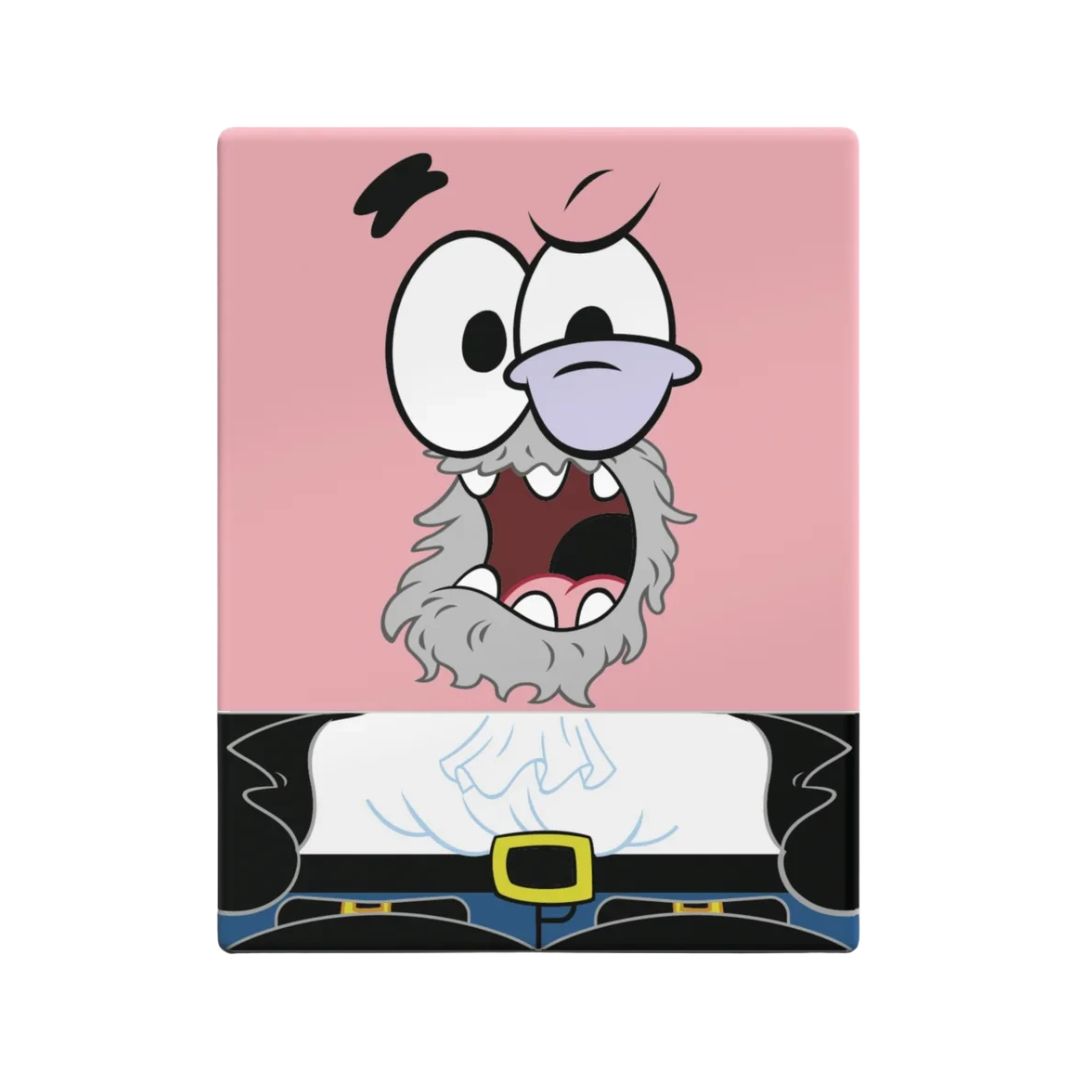 SQUAROE SPONGEBOB SQUAREPANTS-1 Pirate Patrick from Spongebob Squarepants, featuring a pirate hat and eye patch, stands confidently with a playful expression.