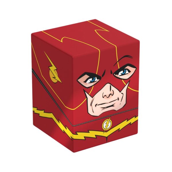 Squaroe DC Justice League™ JL004 representation of The Flash, highlighting his vibrant red outfit and speed motif.