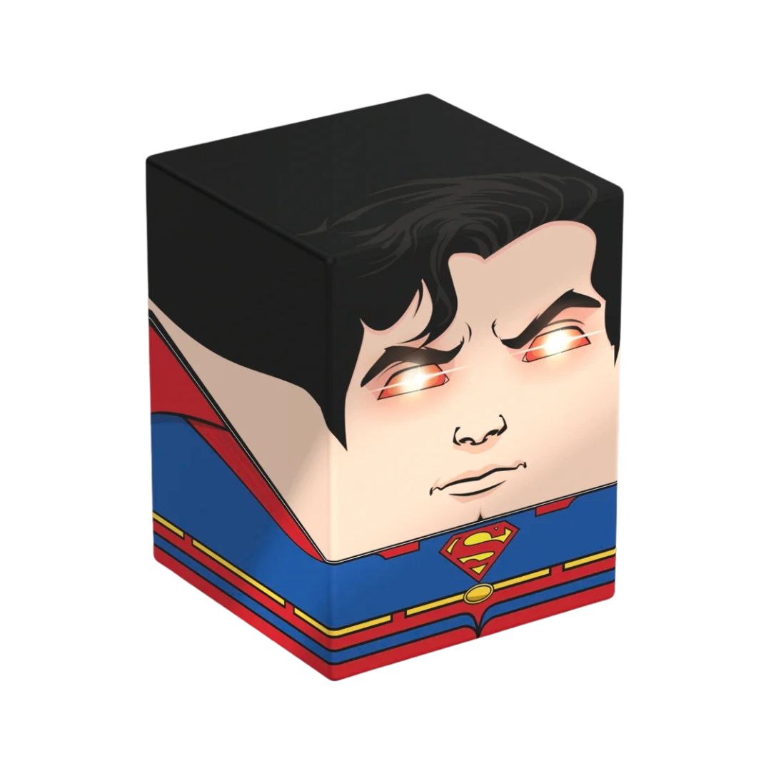 Squaroe DC Justice League™ JL021 figure of Superman in a dynamic pose, showcasing his iconic costume and emblem.