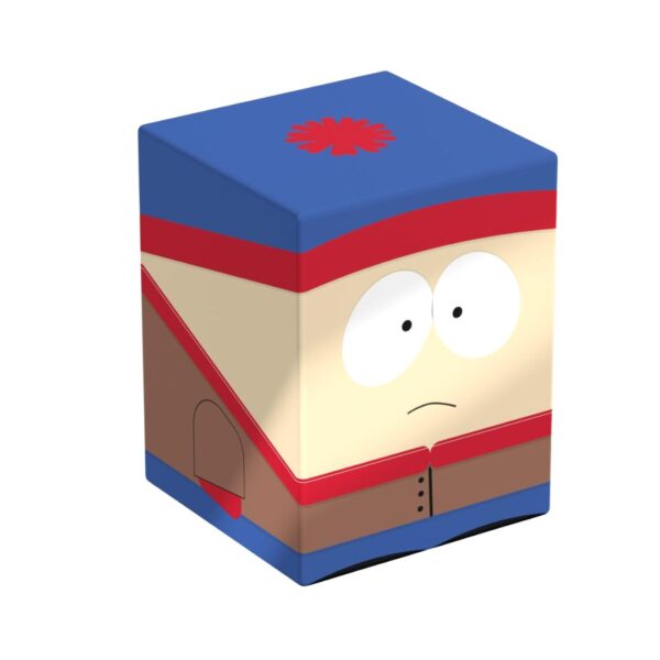 Stan from South Park as a Squaroe South Park SP003 figure, depicted with his iconic blue hat and red coat.