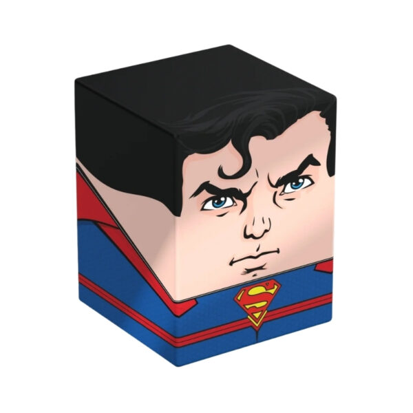 Squaroe DC Justice League JL003 depicts Superman, part of the Ultimate Guard collection, with a striking and colorful design