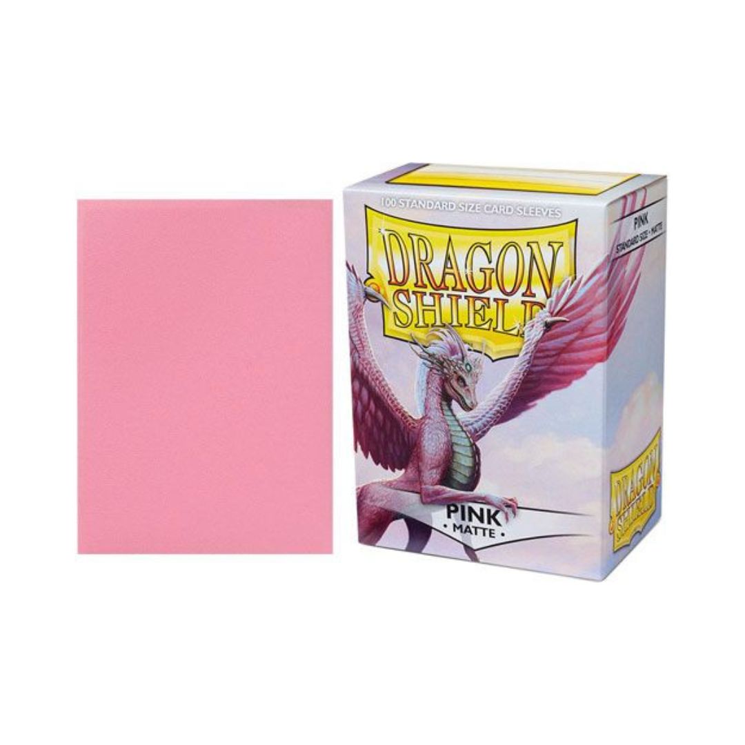 AT-11012 Dragon Shield Standard Sleeves – Matte Pink (100 Sleeves) – 5