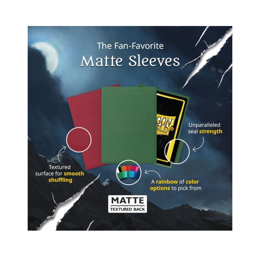 Dragon Shield Standard Sleeves - Matte Sapphire (100 Sleeves) AT-11028 - Image 8