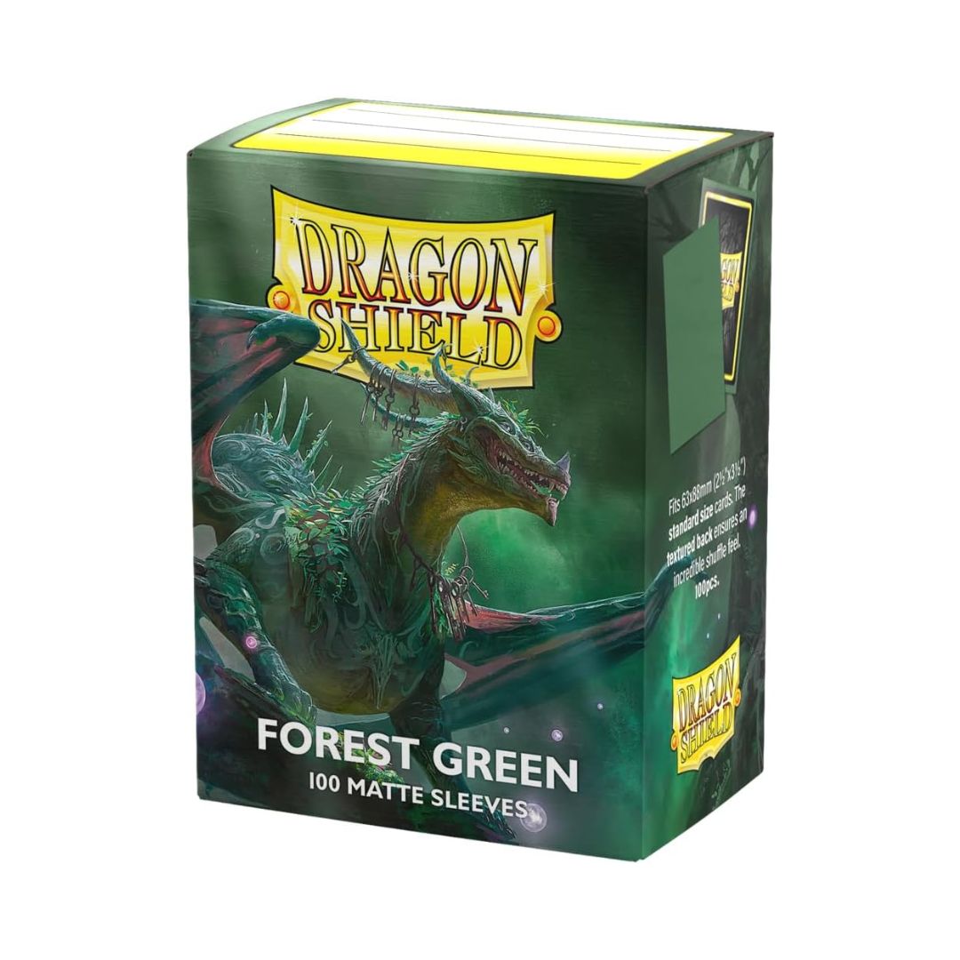 Dragon Shield Standard Sleeves – Matte Forest Green (100 Sleeves) AT-11056
