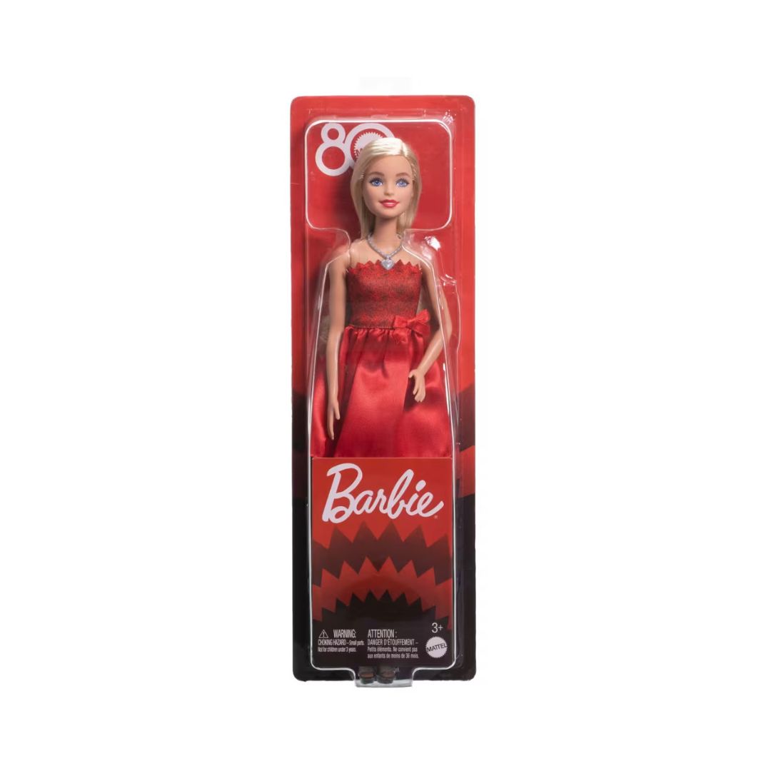 Barbie® Mattel 80th Anniversary Ruby Red Doll-6