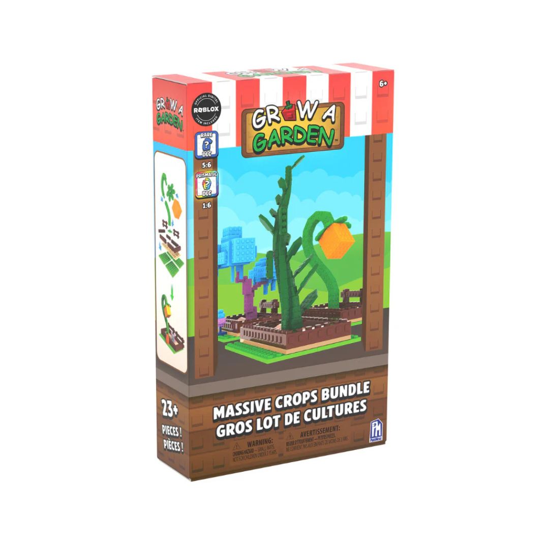 Grow A Garden Massive Crops Bundle-1 Phatmojo Grow A Garden Massive Crops Bundle Series 1 Blind Box assortment featuring various collectible garden-themed figures.