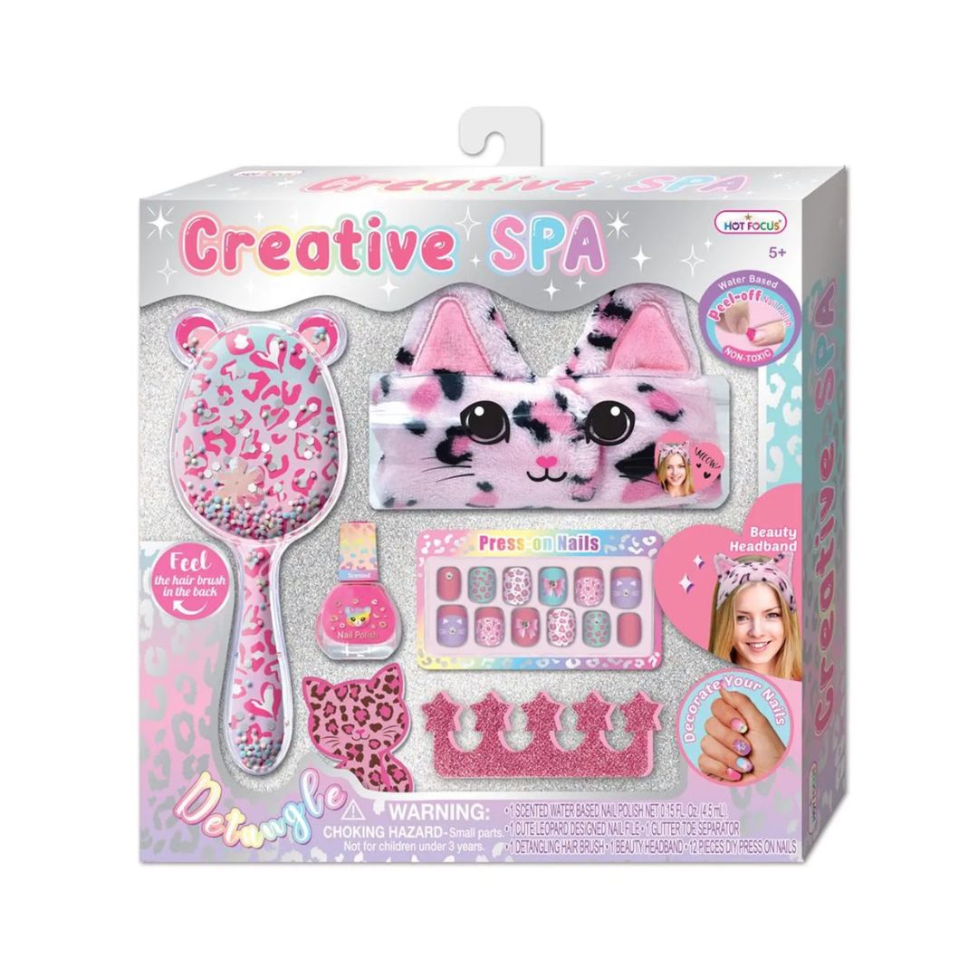 Creative Spa Kit by Hot Focus featuring various spa essentials for relaxation and self-care