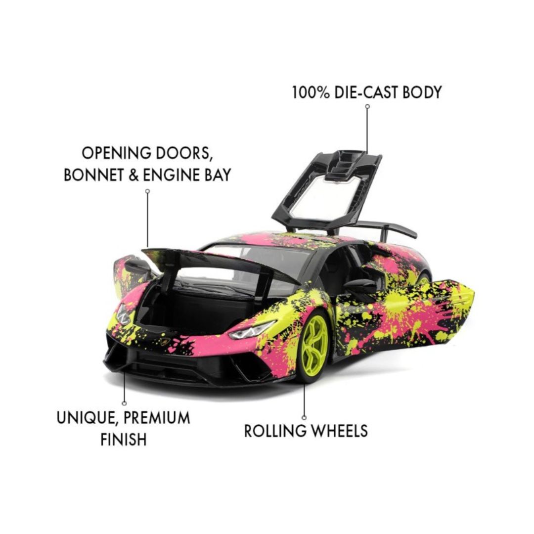 Jada 1:24 Pink Slips Lamborghini Huracan - 9336008314R00 - Image 8