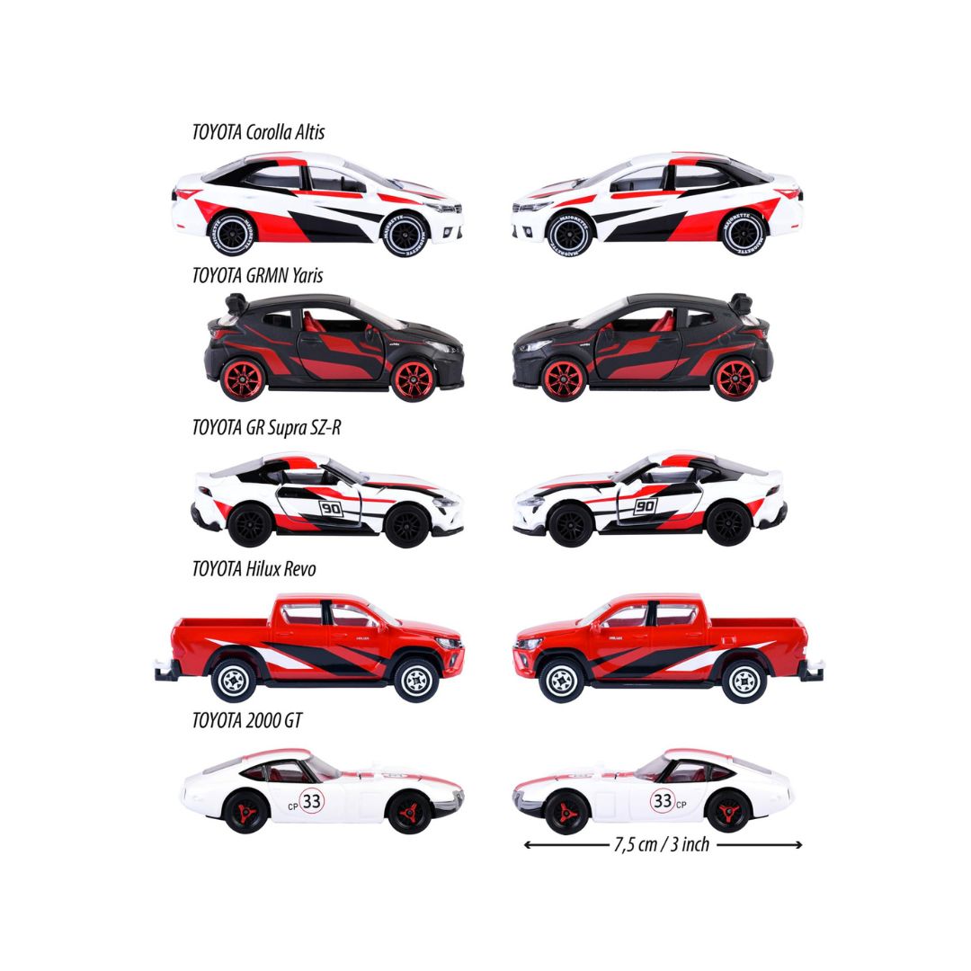 Majorette Toyota Racing Cars Japan Edition 5 Pieces - 8502105003 - Image 3