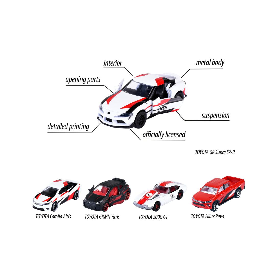 Majorette Toyota Racing Cars Japan Edition 5 Pieces - 8502105003 - Image 4