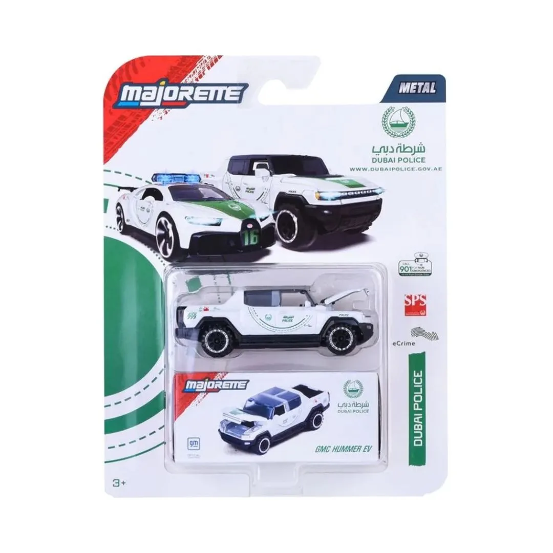 Majorette GMC Hummer EV Dubai Police Single Pack Die-Cast Car - 8503101000B47 - Image 5