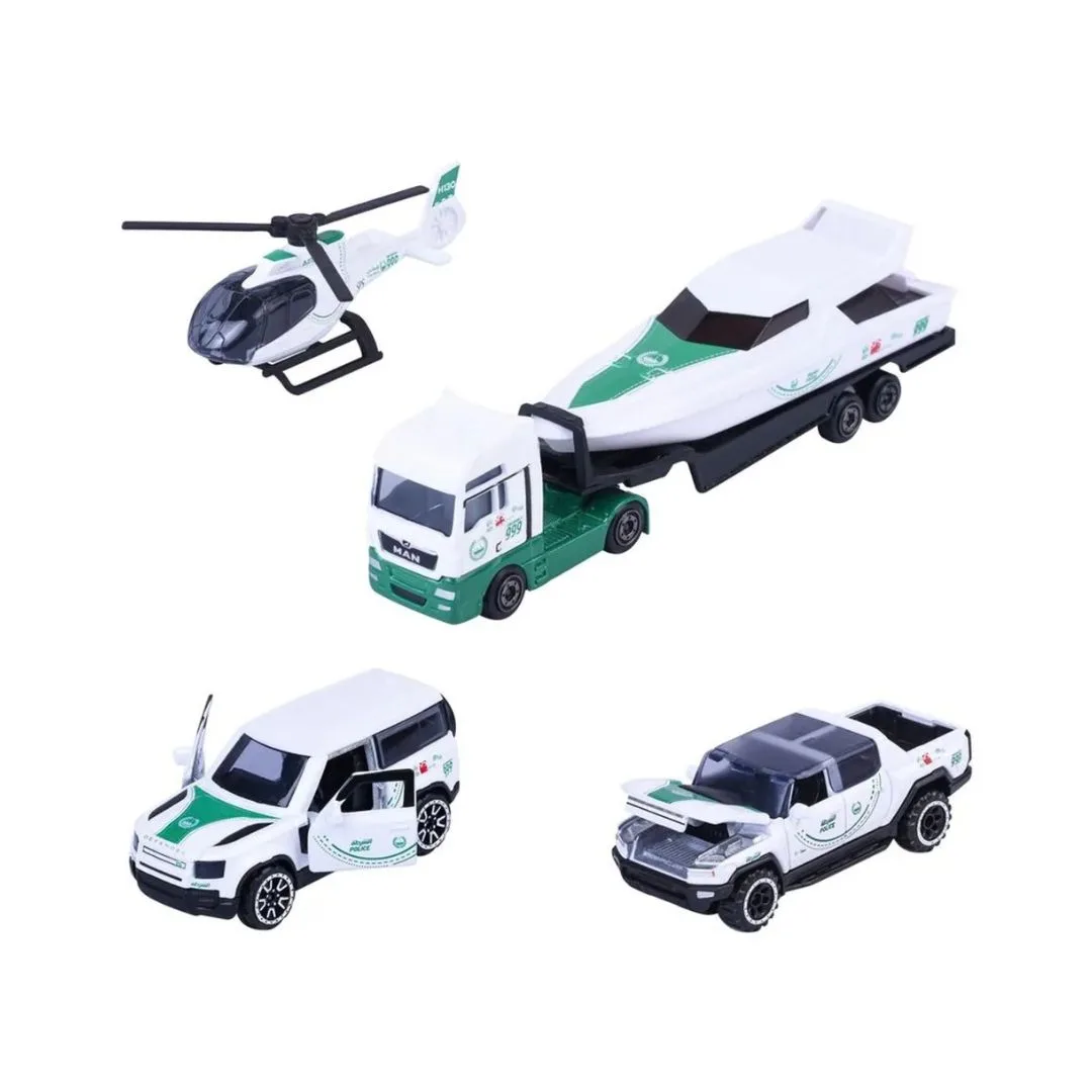 Majorette Dubai Police Force Die-Cast Super Car Gift Set - 8503105001B47 - Image 2