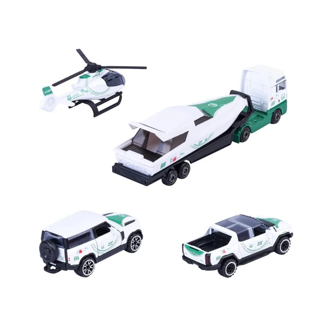 Majorette Dubai Police Force Die-Cast Super Car Gift Set - 8503105001B47 - Image 4
