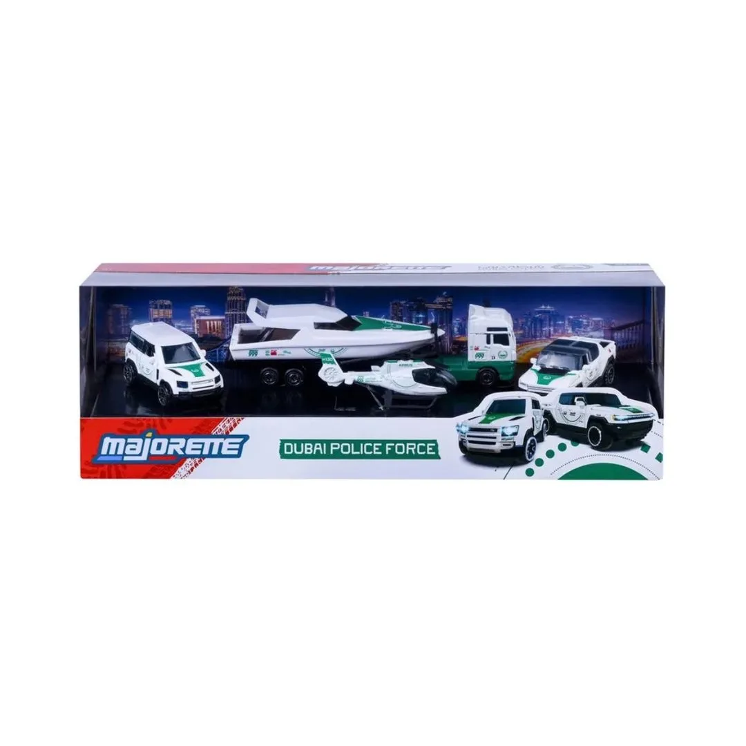 Majorette Dubai Police Force Die-Cast Super Car Gift Set - 8503105001B47 - Image 5