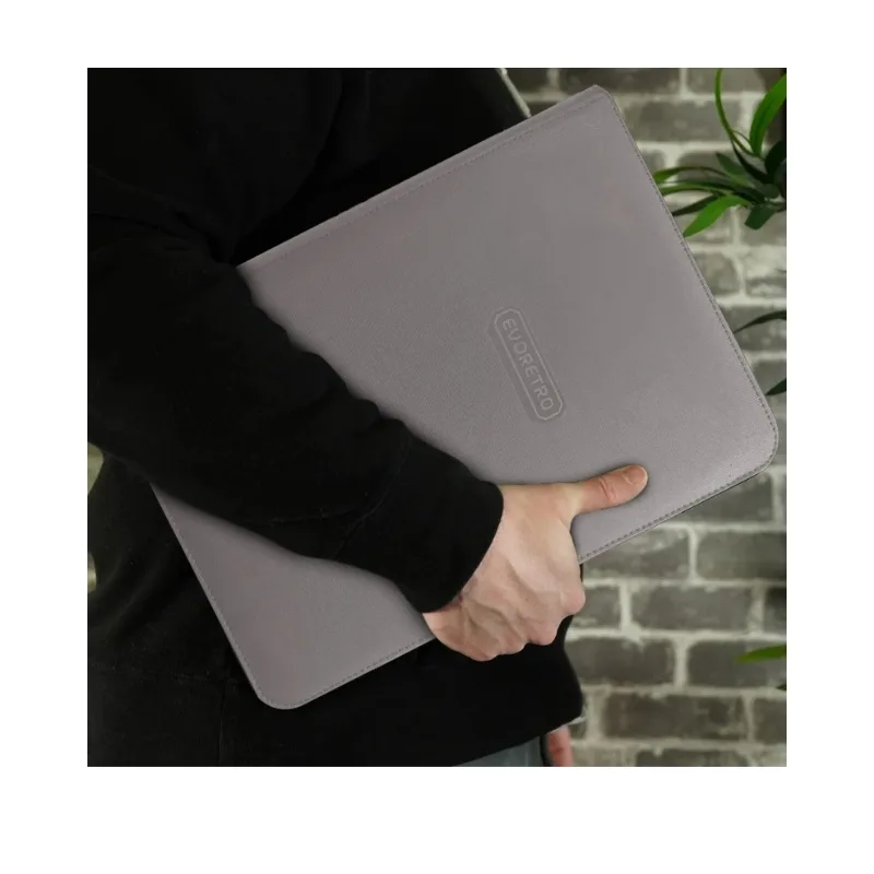 EVORETRO 9-Pocket Zip-Up Trading Card Zipper Binder for 360 cards Gray - 13419 - Image 4
