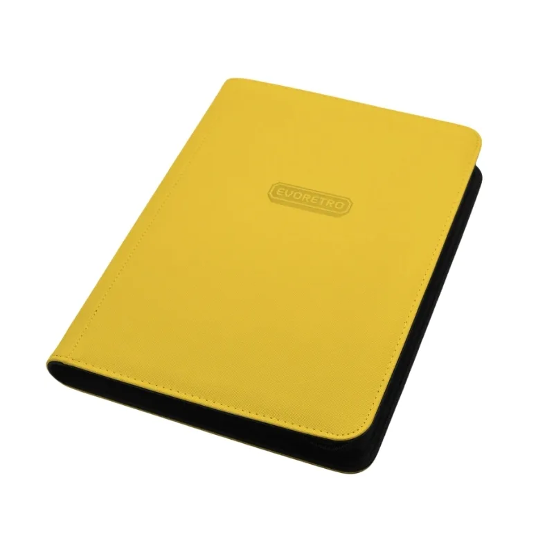 EVORETRO 9-Pocket Zip-Up Trading Card Zipper Binder for 360 cards Yellow - 13421 - Image 2