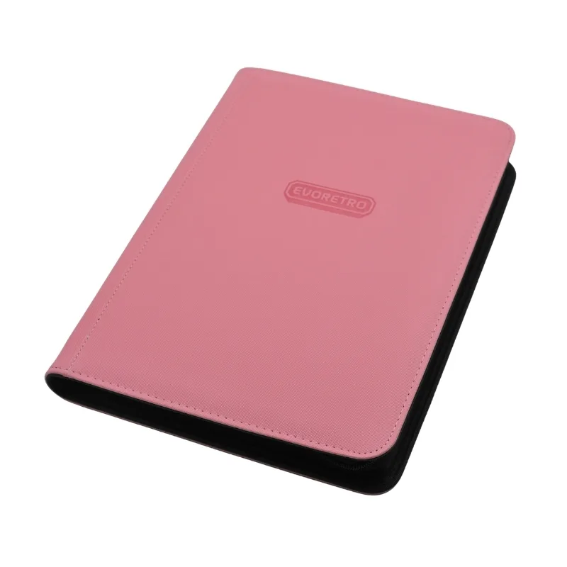 Evoretro 9-Pocket Zip-Up Trading Card Zipper Binder for 360 Cards Pink - 13416 - Image 3