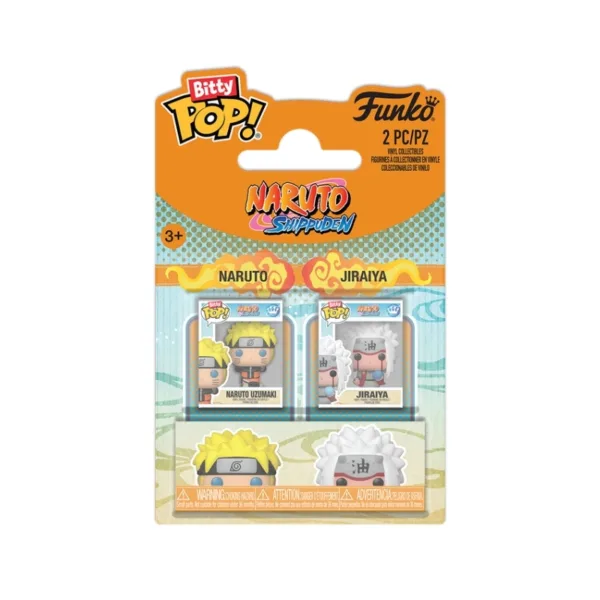 Funko Bitty Pop! Animation: Naruto Shippuden – Naruto & Jiraiya 2 Pack – FU92842