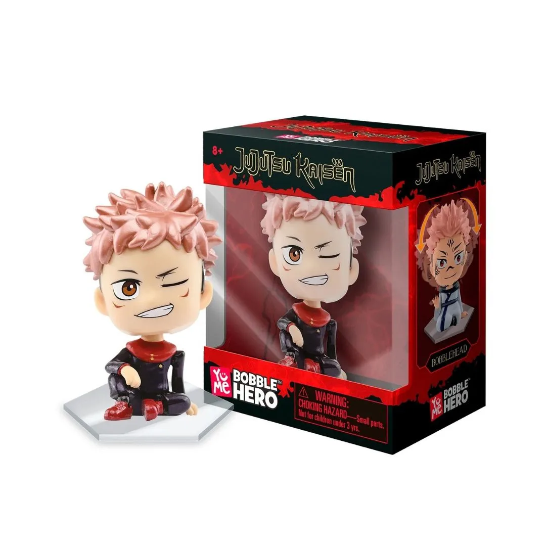 A Jujutsu Kaisen bobblehead figure from Season 2, showcasing a character in dynamic pose with vibrant colors and details