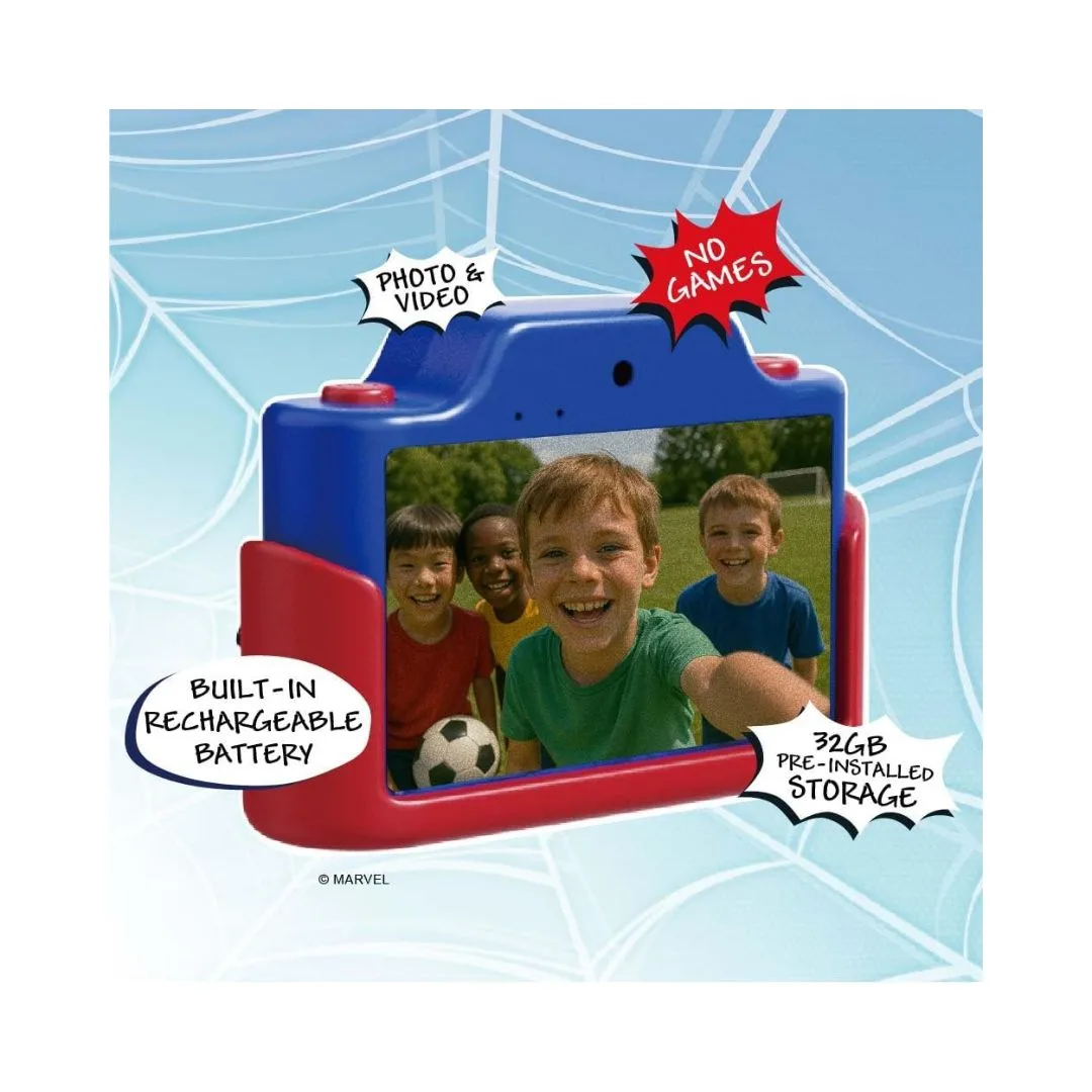 Kiimento Spider-Man Official Licensed Kids Digital Camera - 13165 - Image 3