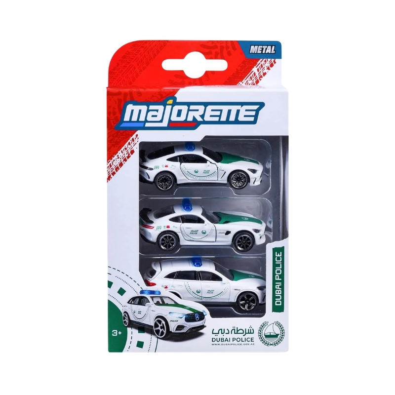 Majorette Dubai Police Die-Cast Super Car Set - 8503104001047