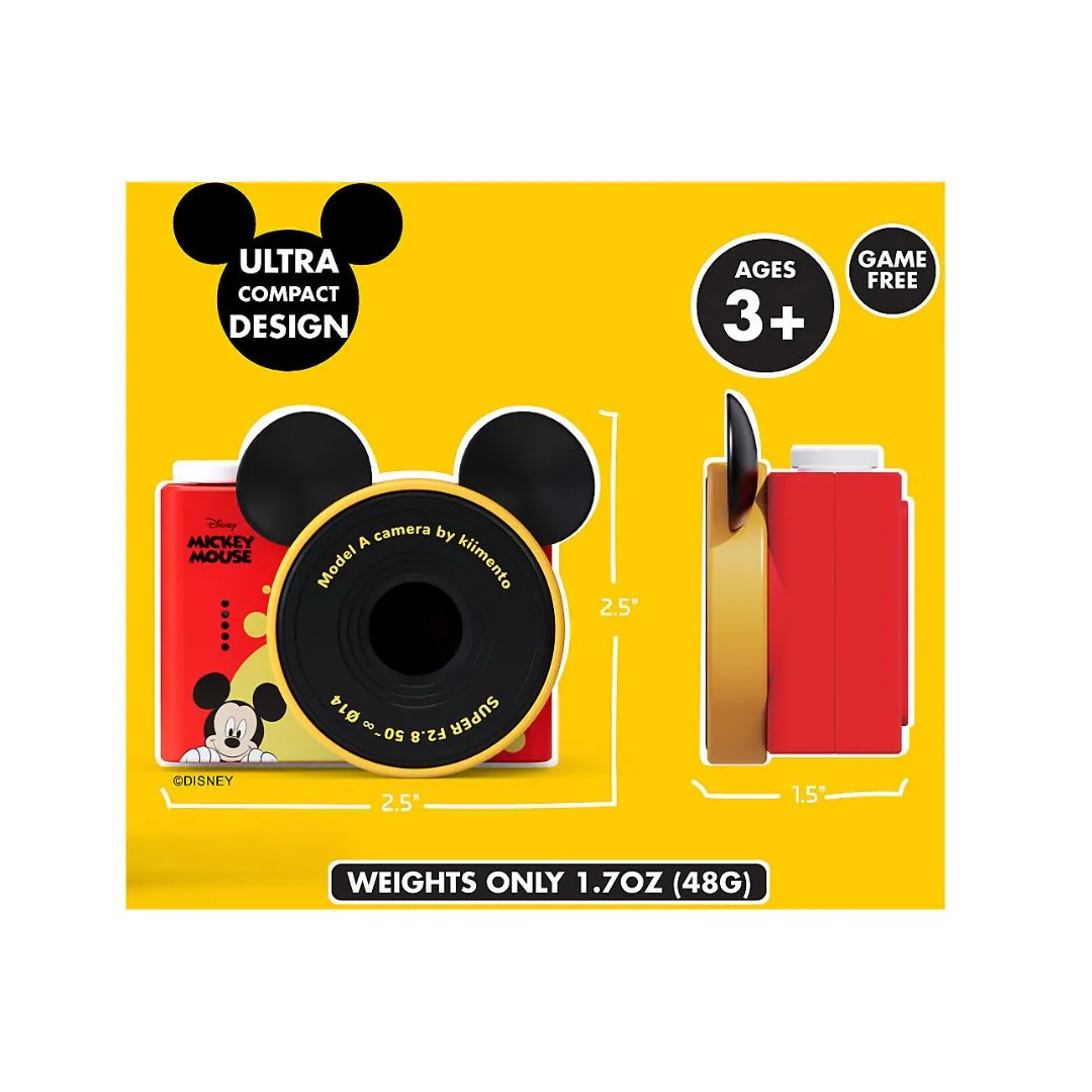 Kiimento Mini Digital Camera Mickey Mouse Photo and Video - 13159 - Image 3