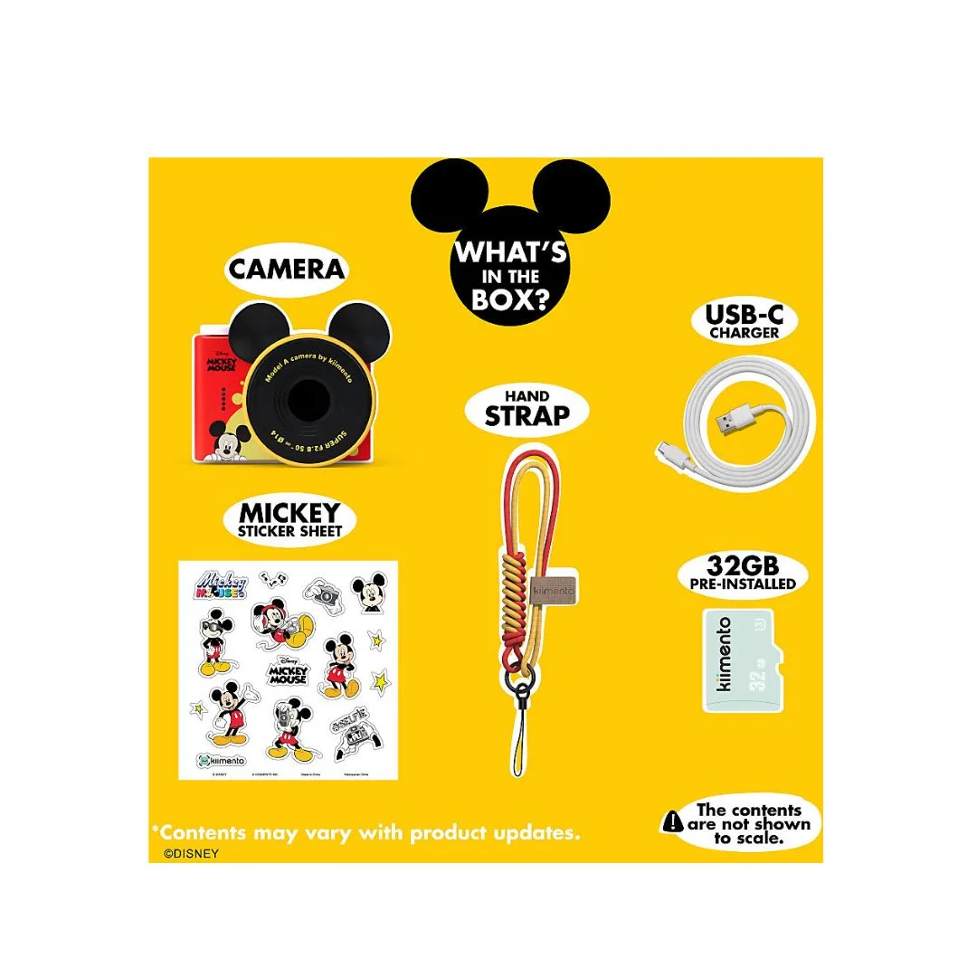 Kiimento Mini Digital Camera Mickey Mouse Photo and Video - 13159 - Image 4