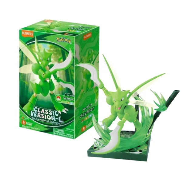 Blokees Pokemon Scyther Classic Version-L Prologue Of Adventure Collectible Buildable Figure – 74105