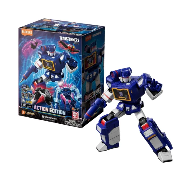 Blokees:  Transformers Soundwave Action Edition Model Kit Collectible Buildable Robot Figure 327 PCS – 71172