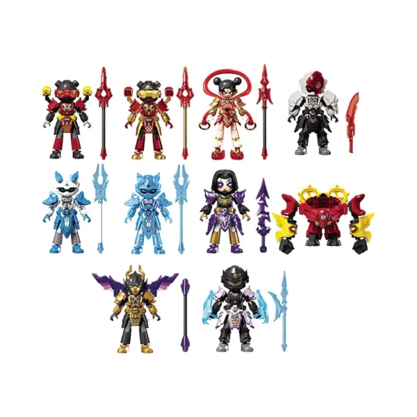 Blokees: Hero Infinity Galaxy Turbo Fearless Demon Child and Warrior Figures – 85023