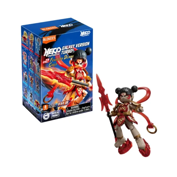 Blokees: Hero Infinity Galaxy Turbo Fearless Demon Child and Warrior Figures – 85023