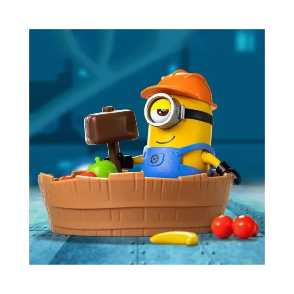 Blokees: Minions PreCOOL Jelly Factory Series Stuart Model Kit Buildable Action Figure Toy – 74837
