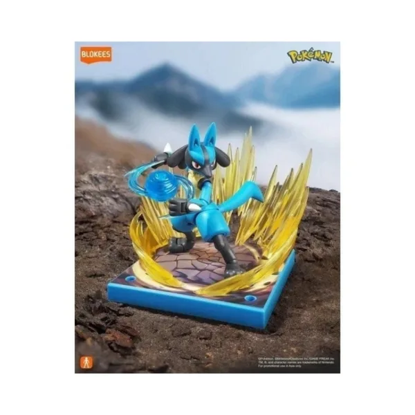 Blokees: Pokémon Lucario Classic Version-L Prologue Of Adventure Collectible Buildable Figure – 74107
