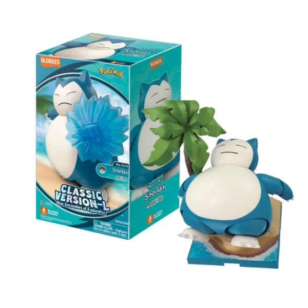 Blokees: Pokémon Snorlax Classic Version-L Prologue Of Adventure Collectible Buildable Figure – 74106