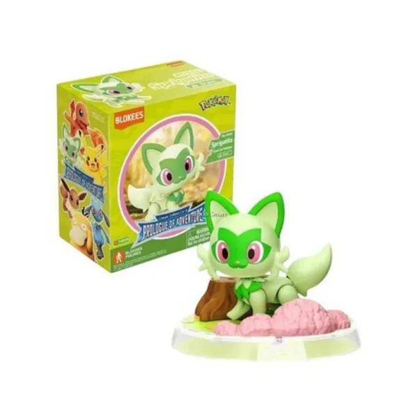 Blokees: Pokémon Sprigatito Prologue of Adventure Collectible Buildable Figure Toy – 74003