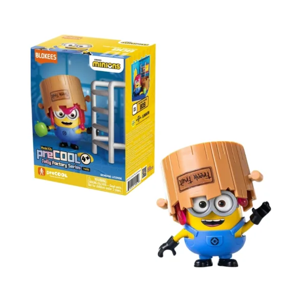 Blokees: PreCOOL Minions Bob The Fruit Keeper Model Kit Buildable Collectible Action Figure – 74835