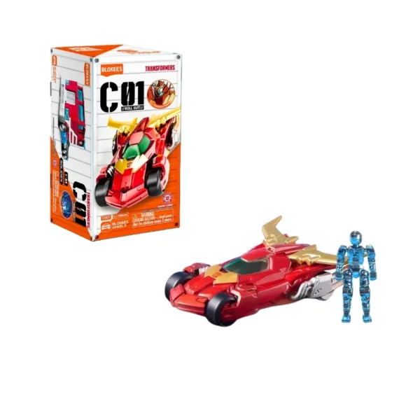 Blokees: Transformers Auto Prime Truck Toy with Mini Poseable Figure Blind Box 1pc – 75604