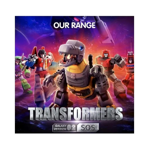 Blokees: Transformers Galaxy Version 02 SOS Blind Box Snap-Fit Poseable Figure Model Kit (1pc) -711020
